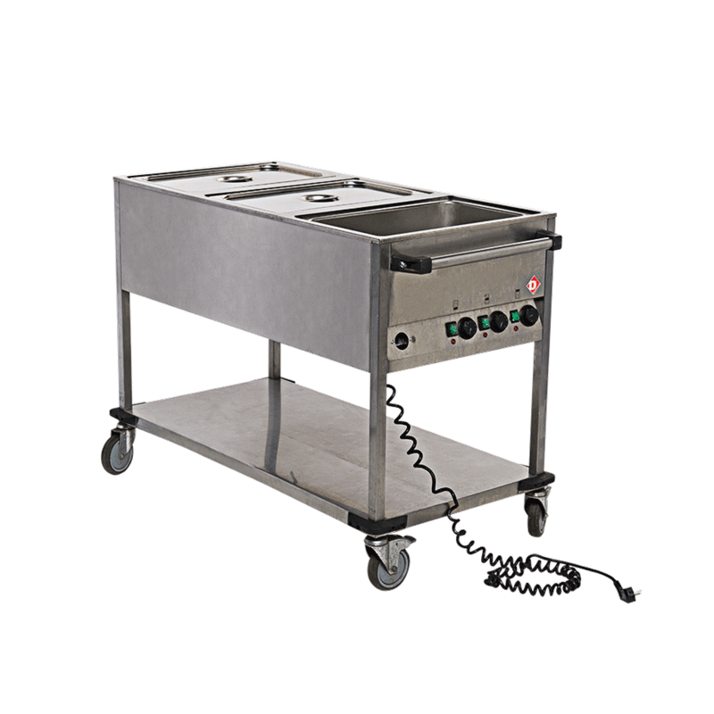 Chariot bain-marie 3 GN1/1 220 V - 2500 W