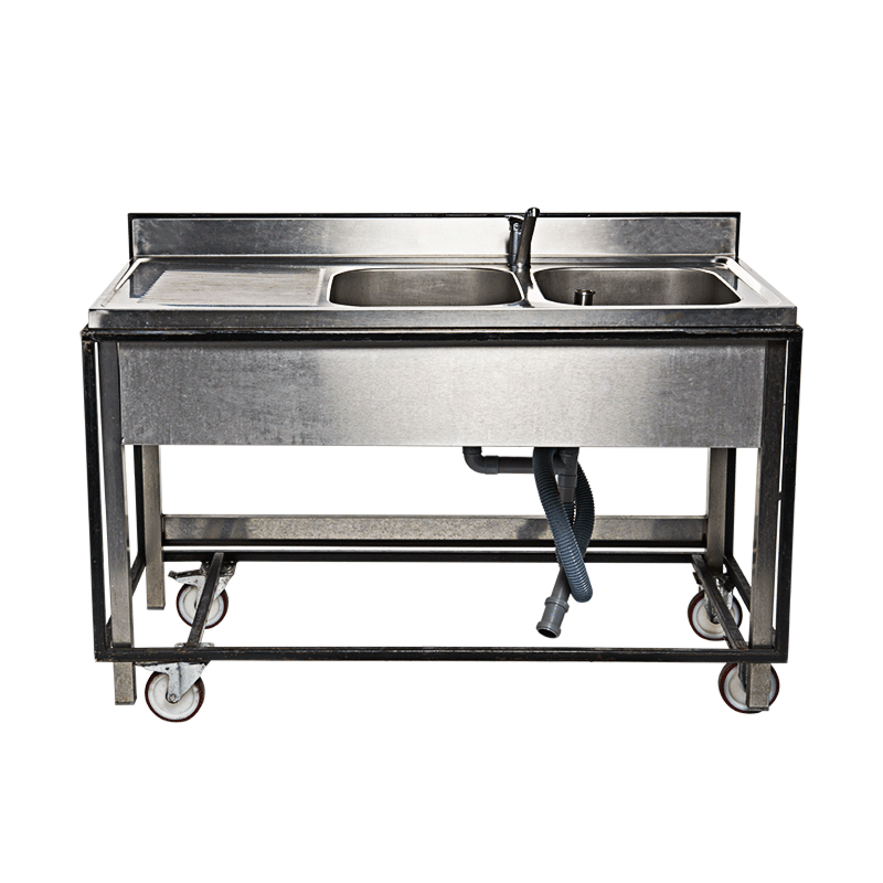 Evier double 140 x 70 x H 85 cm