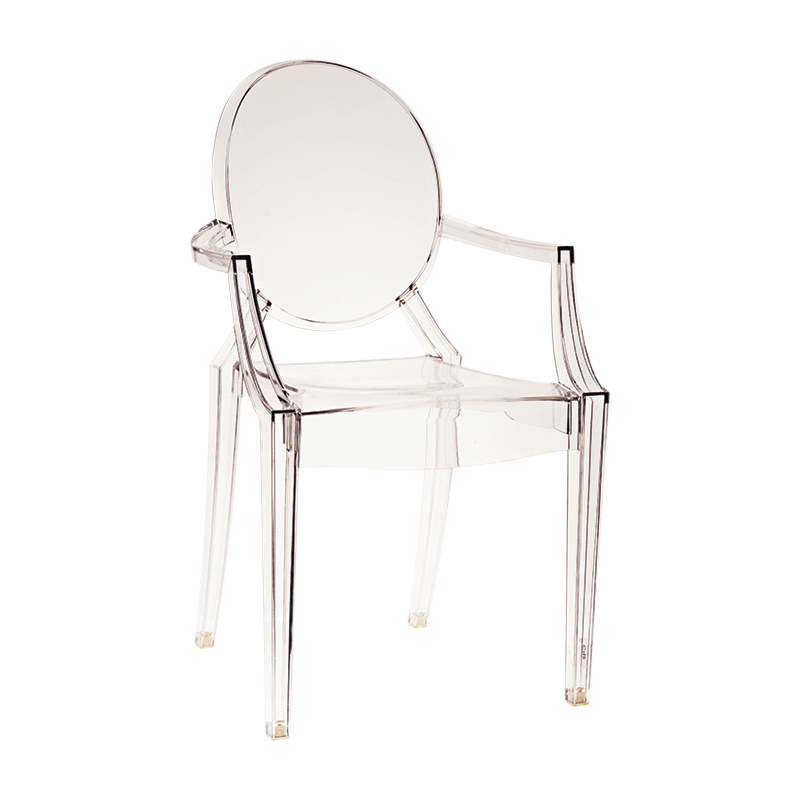 Stoel Louis Ghost doorzichtig by Philippe Starck - Kartell