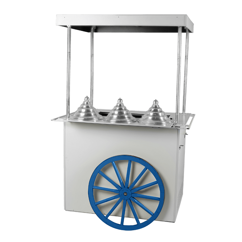 Charrette à glace bleue réfrigérée 220 V - 200 W