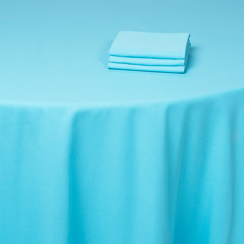 Serviette turquoise 50 x 50 cm