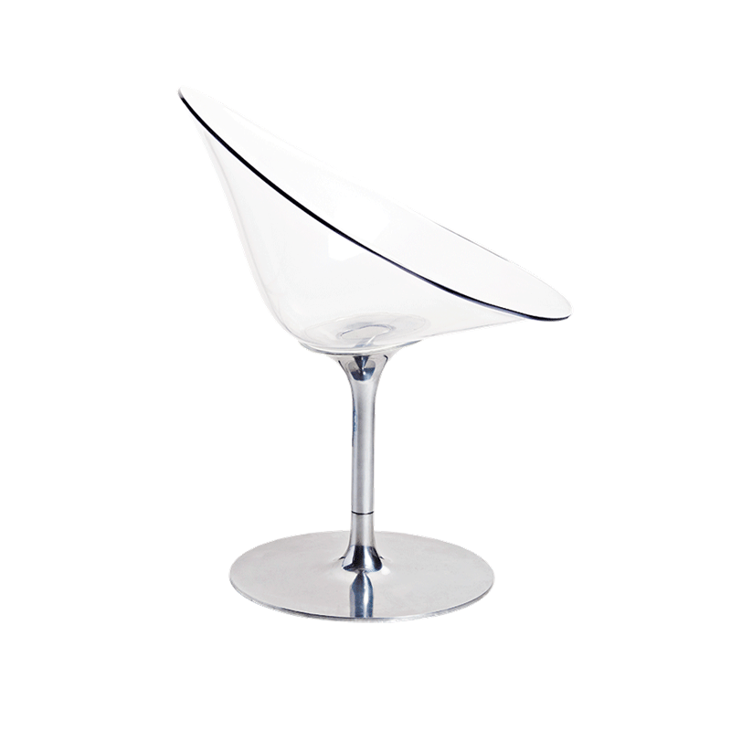 Fauteuil Eros transparent 70x62xH79 cm by Philippe Starck-Kartell
