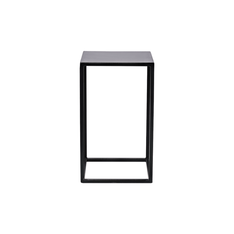 Zwarte medium tafel Quadra 40 x 40 x H 68 cm