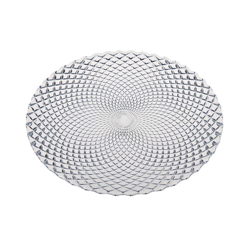 Assiette en verre Rumba Ø 32 cm