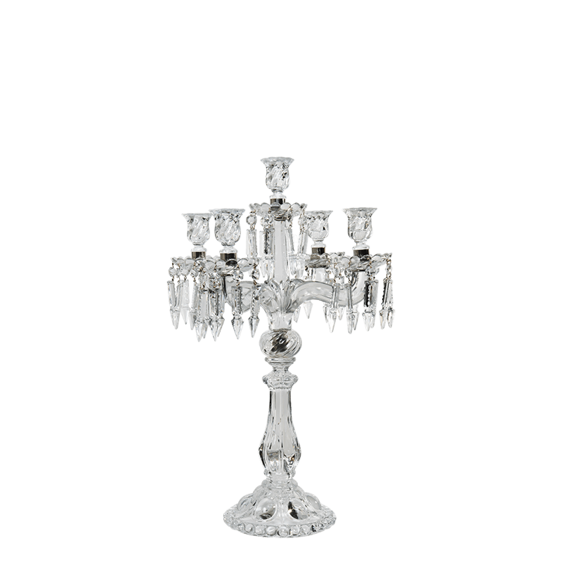 Chandelier &agrave; pampilles 5 branches