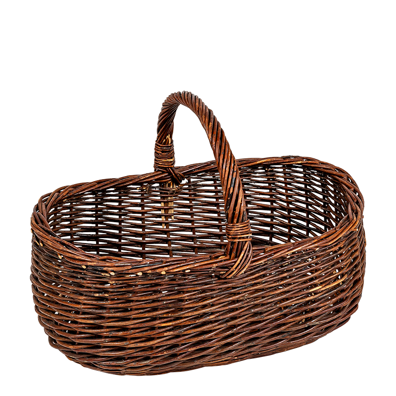 Panier Vintage en osier Ø 26-44 cm H 24-30 cm
