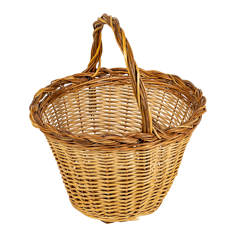 Panier Vintage en osier Ø 26-44 cm H 24-30 cm