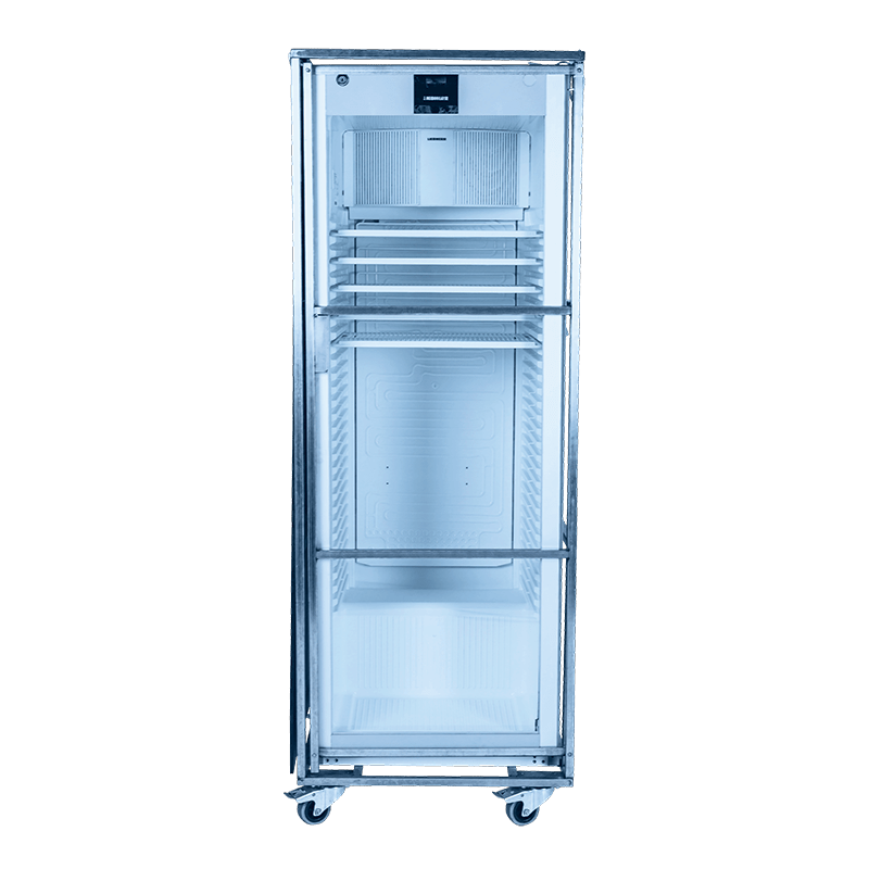 Koelkast met glazen deur 400 l - 230 V