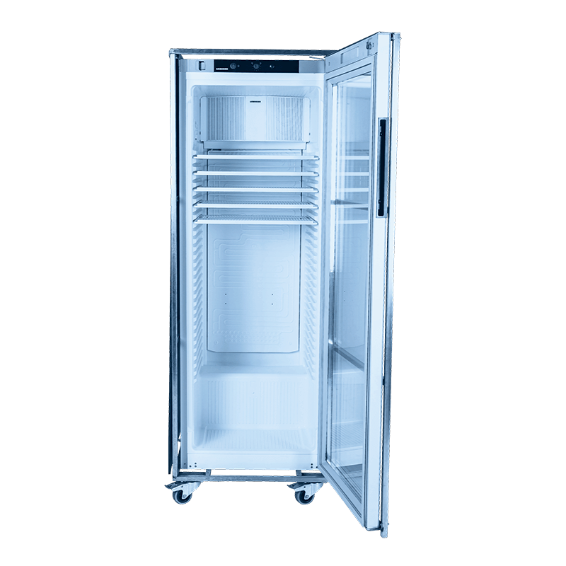 Koelkast met glazen deur 400 l - 230 V