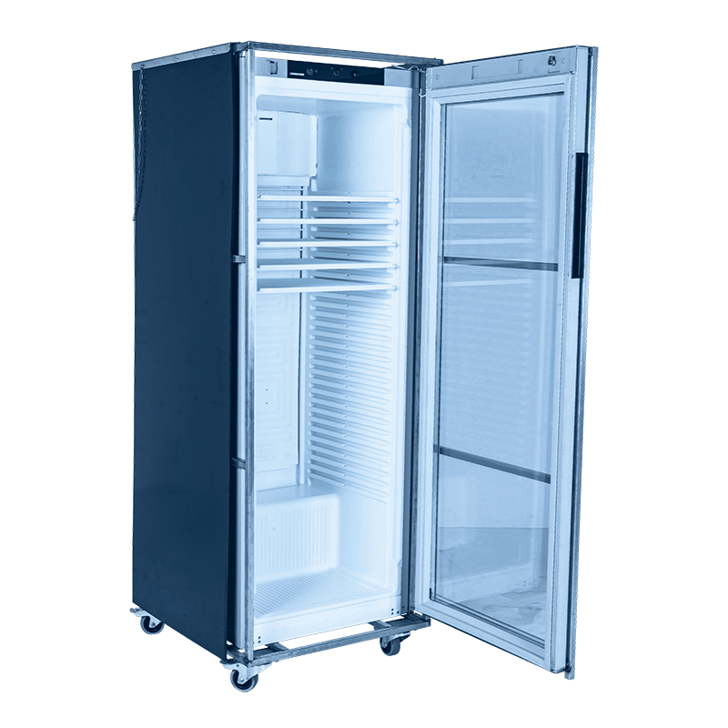 Koelkast met glazen deur 400 l - 230 V