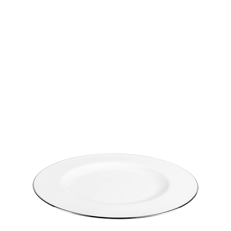 Assiette plate Platinium Ø 28 cm