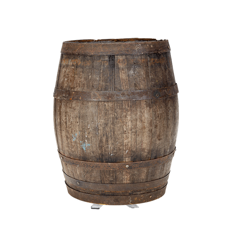 Tonneau fermé Ø 80 cm H 95 cm