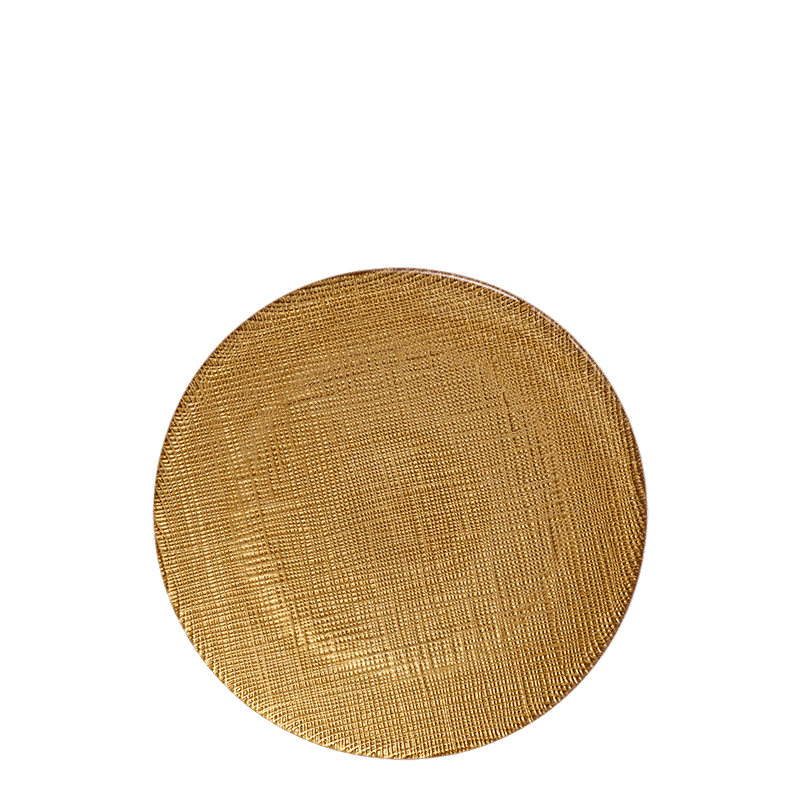Assiette à pain Strass or Ø 14 cm