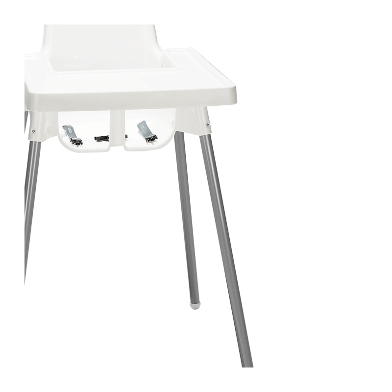 Chaise haute bébé 62 x 58 cm H 90 cm