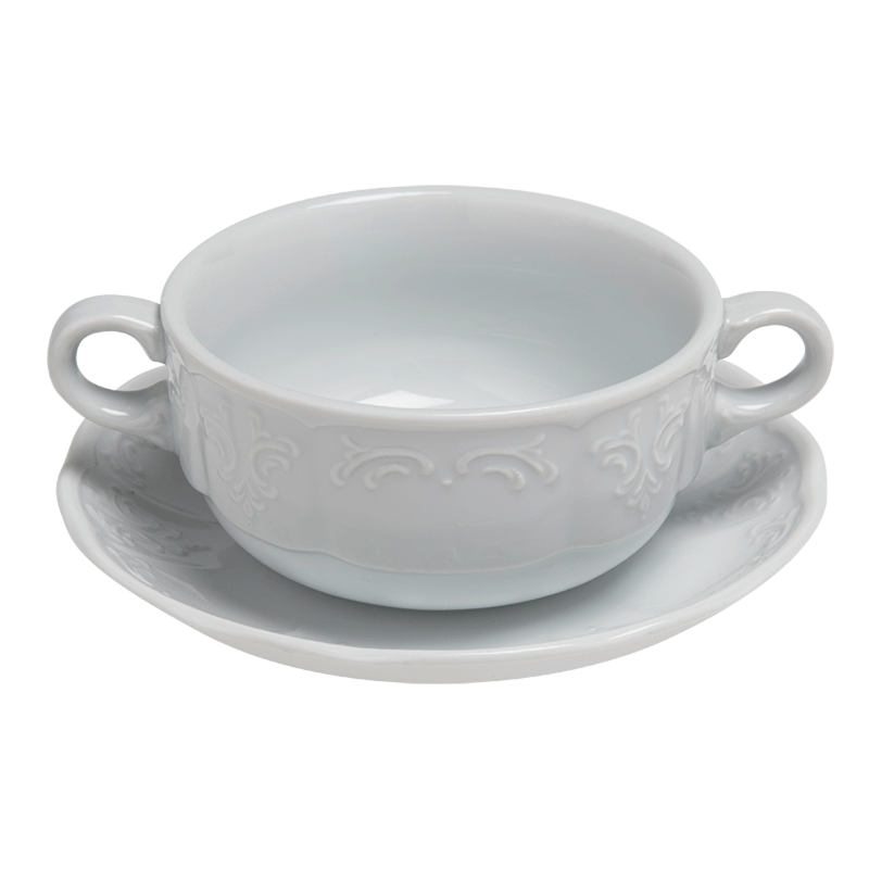Bol à consommé 25 cl avec sous-tasse Grand Siècle