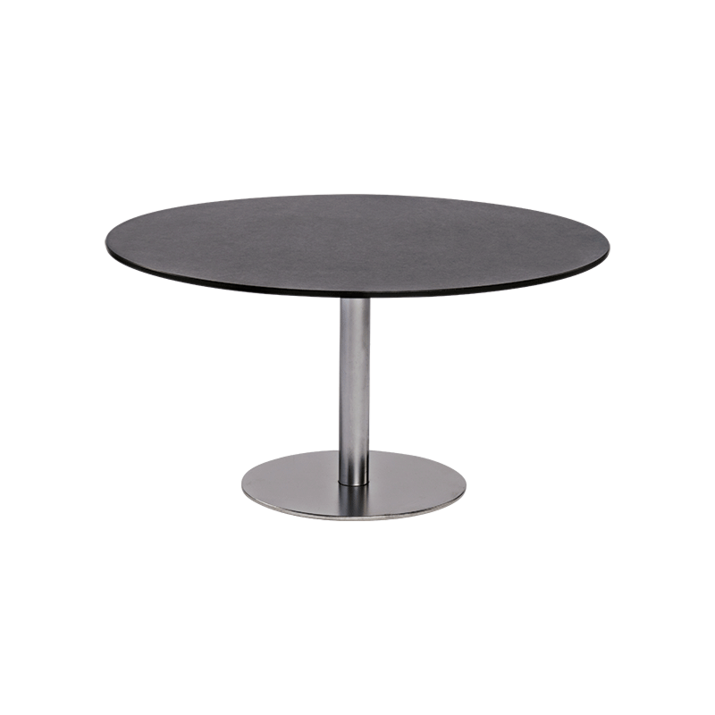 Table basse Brio noire Ø 75 cm H 40 cm