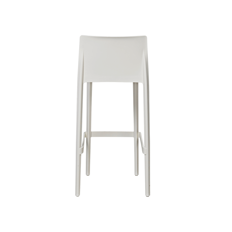 Witte hoge stoel Sila H 100 cm
