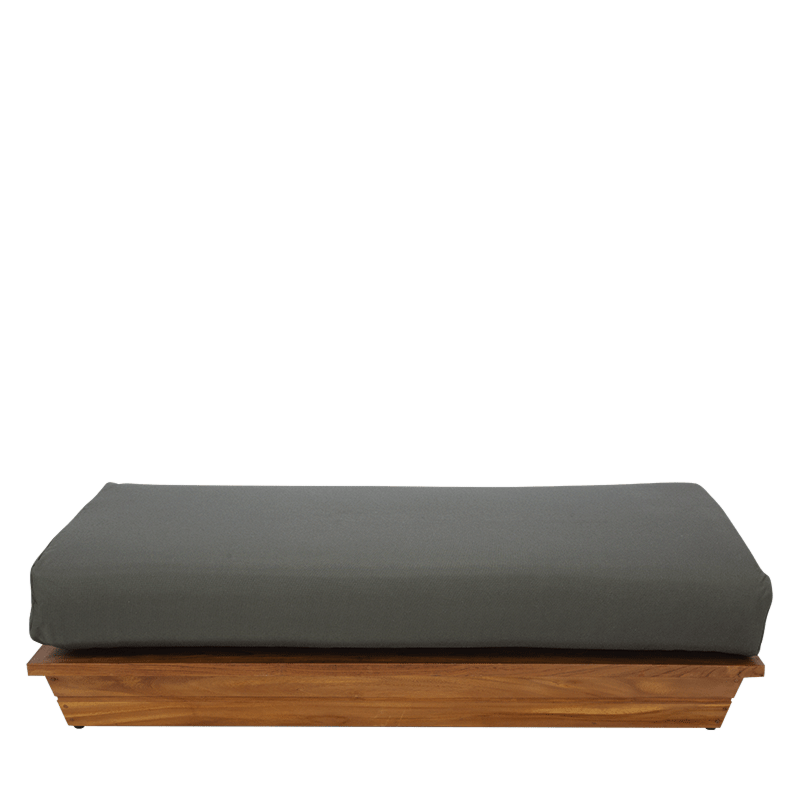 Bankje Lounge grey 70 x 140 cm H 36 cm