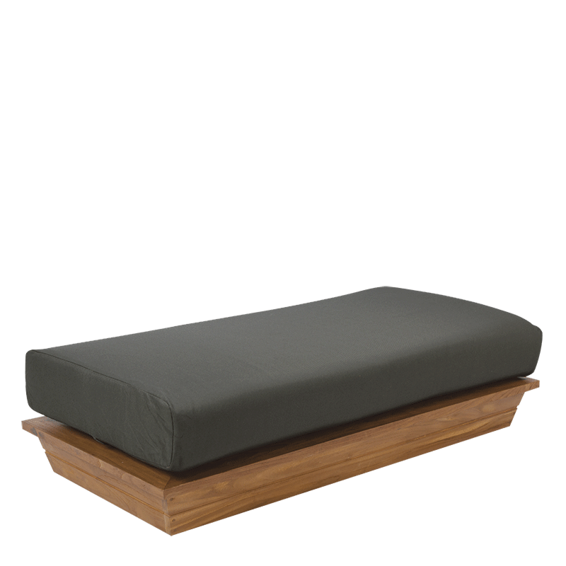 Banquette Lounge Grey 70 x 140 cm H 36 cm