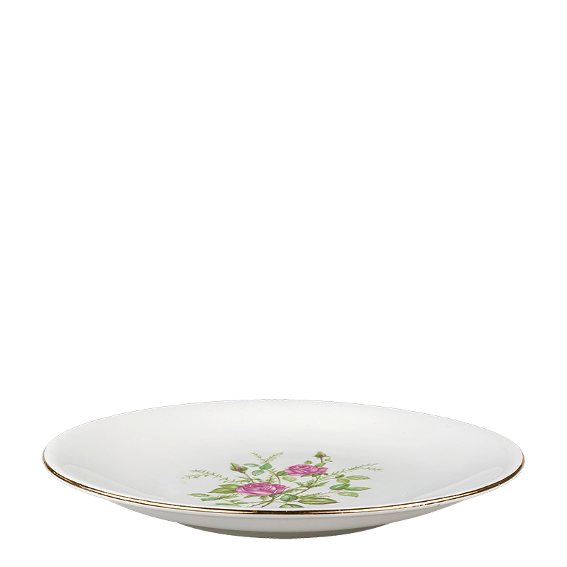 Plat rond Vintage fleuri Ø 27-32 cm