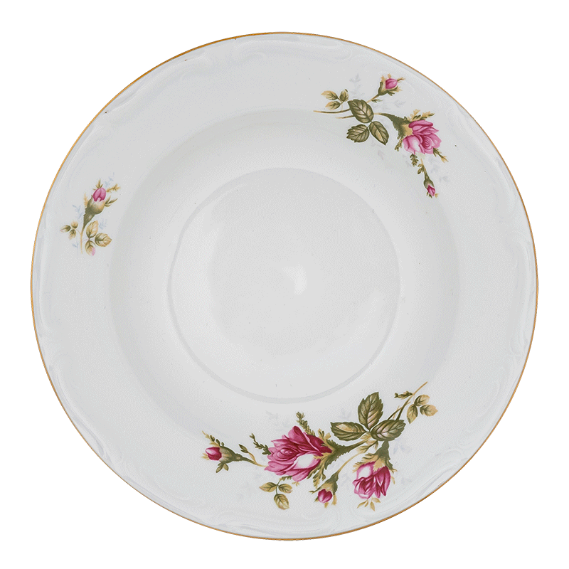 Assiette creuse Vintage Fleurie Ø 23-25 cm