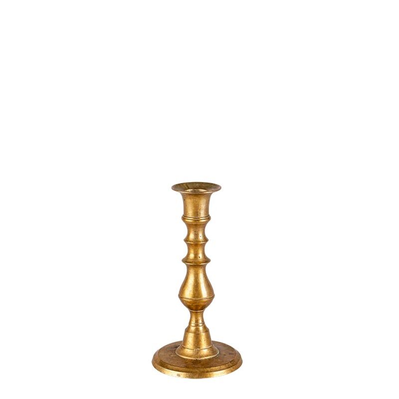 Petit bougeoir Vintage doré H 6-17 cm