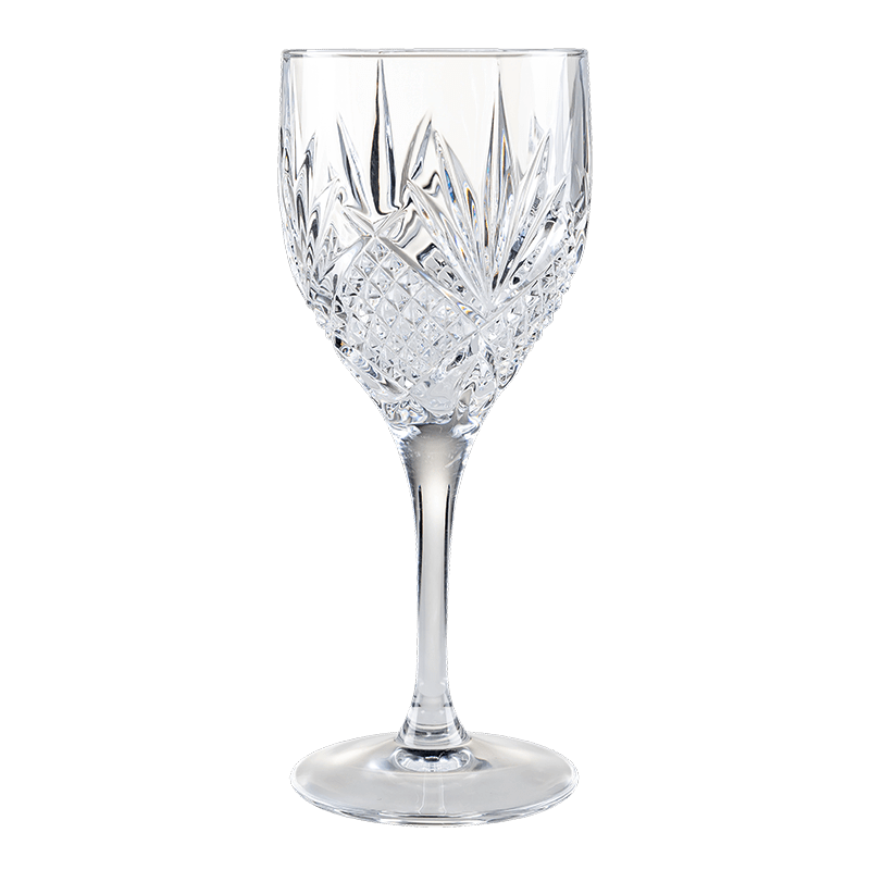 Verre à pied à vin Vintage style cristal Ø6-9 cm H12-15cm 15-20cl
