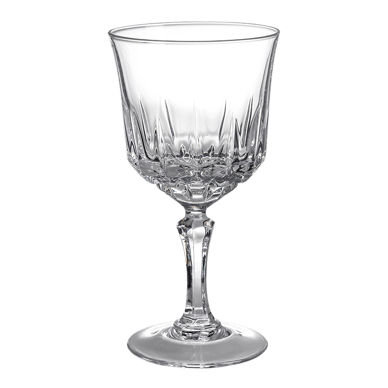Verre à pied à vin Vintage style cristal Ø6-9 cm H12-15cm 15-20cl