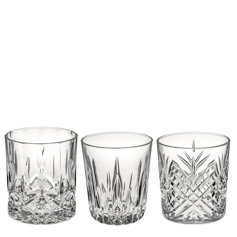 Whiskyglas Vintage  Ø 8/9 cm H 9/10 cm 20/28 cl