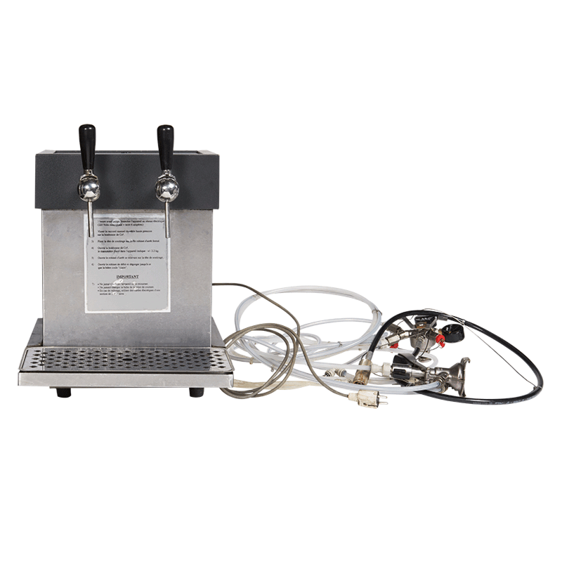 Tapinstallatie tafelmodel met 2 tapkranen Alumasc