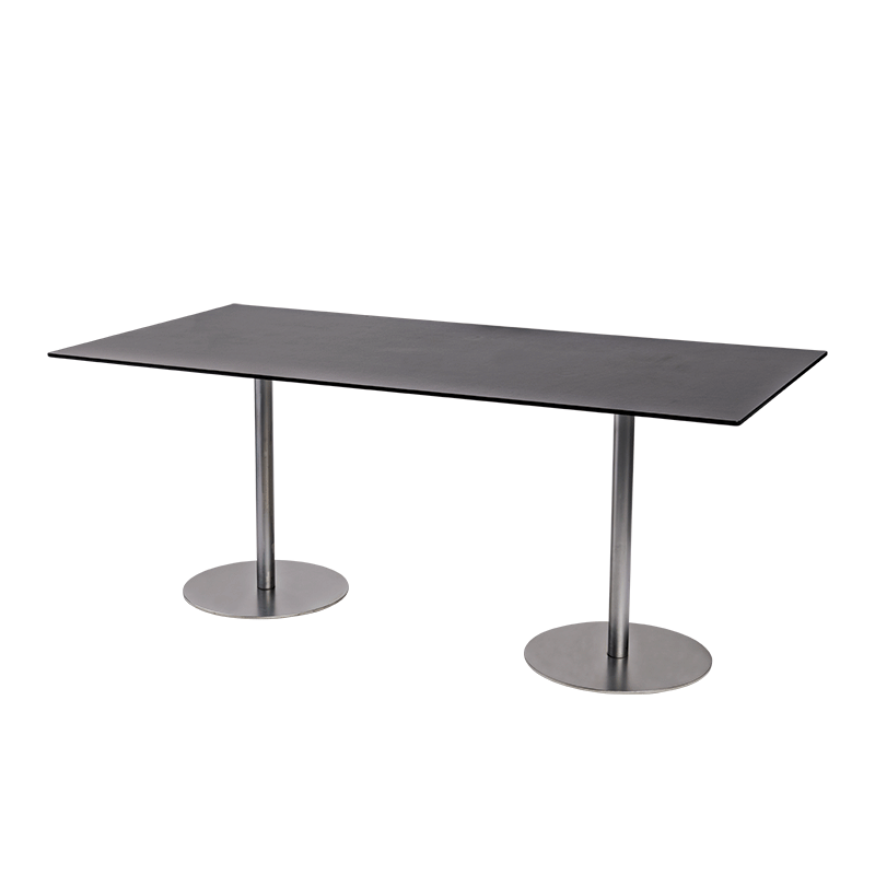Table Brio noire 75 x 180 cm
