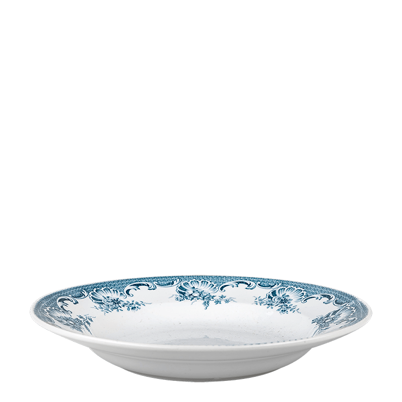Assiette creuse Vintage bleu vert Ø 22-25 cm