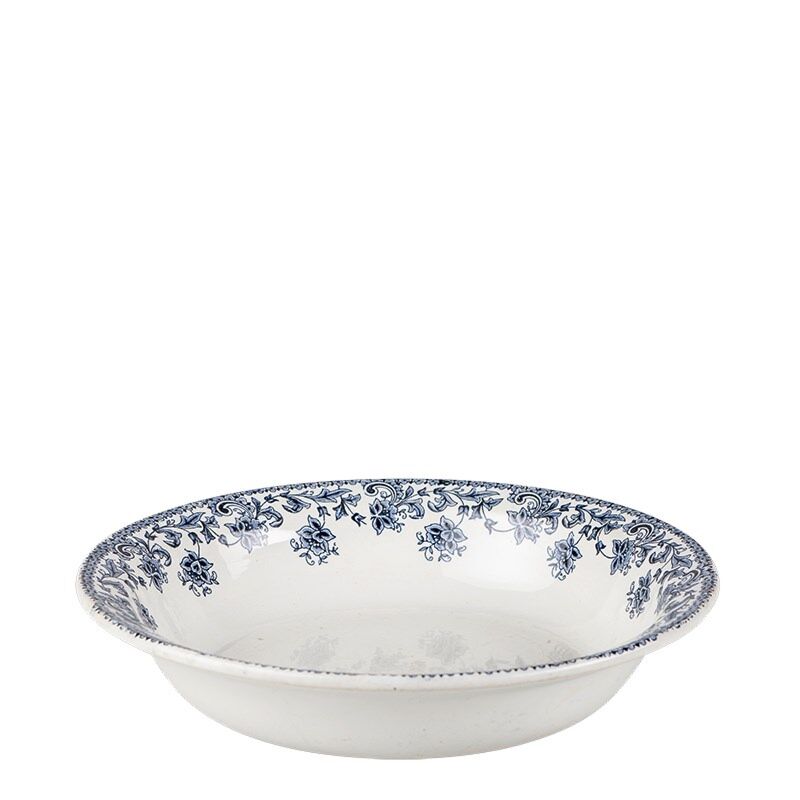 Plat creux Vintage bleu vert Ø 27-32 cm