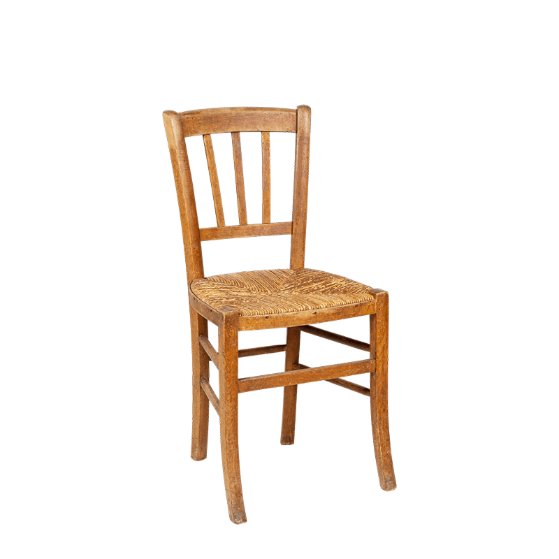 Chaise en bois vintage