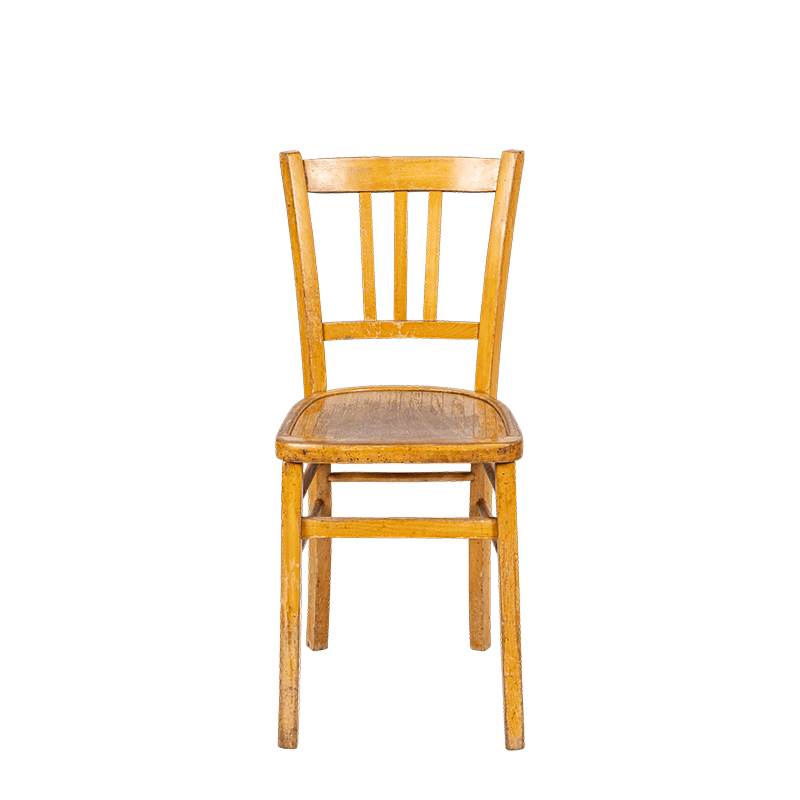 Chaise en bois vintage