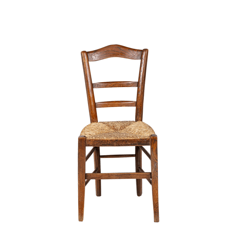 Chaise en bois vintage