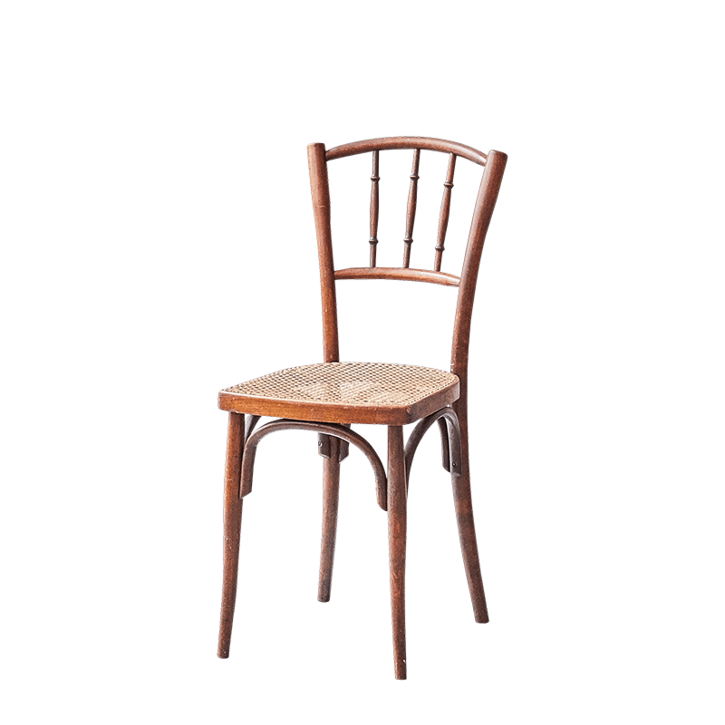 Chaise en bois vintage