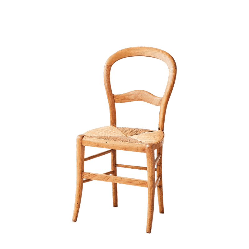 Chaise en bois vintage