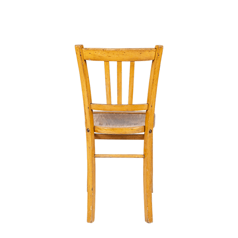 Chaise en bois vintage