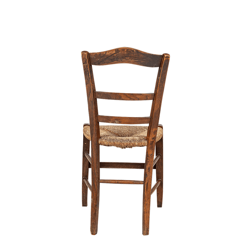 Chaise en bois vintage