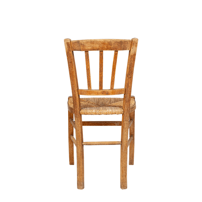 Chaise en bois vintage