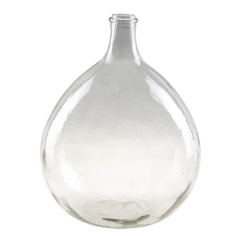 Dame Jeanne verre vintage Ø 25-35 cm H 40-50 cm