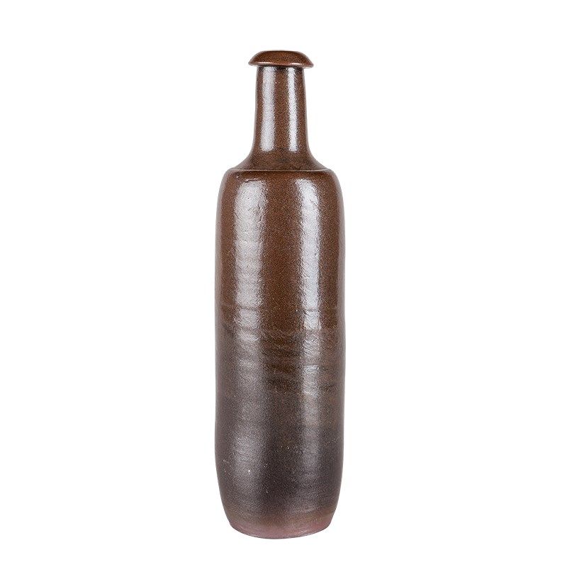 Fles Vintage Klei Ø 6-9 cm H 22-35 cm