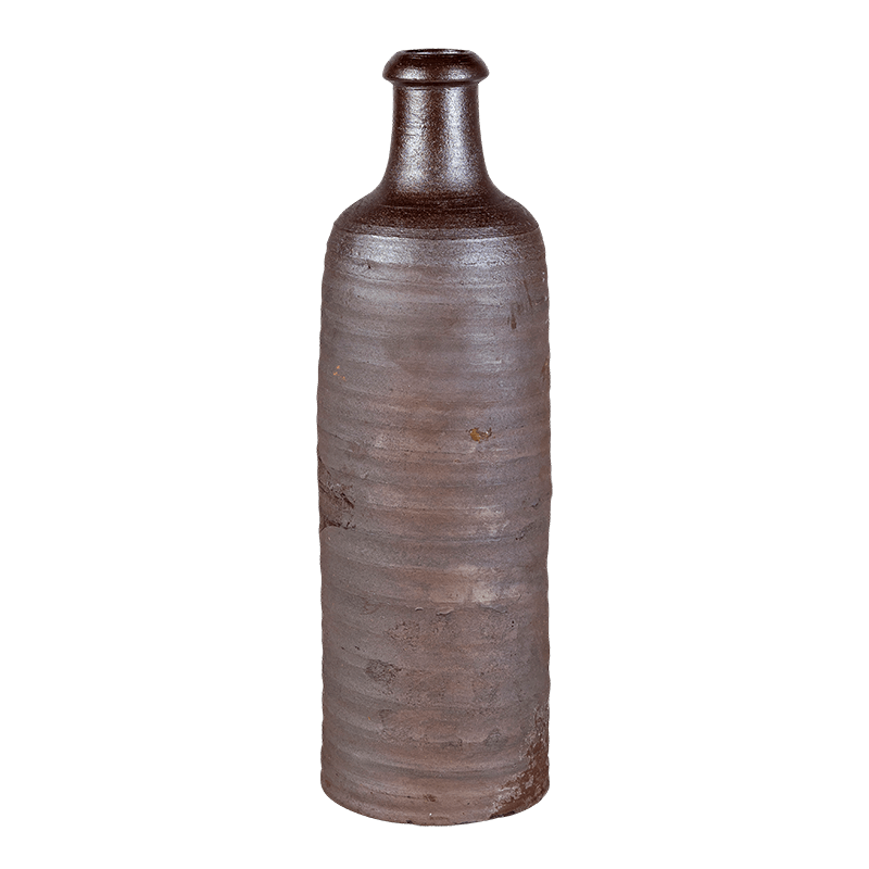 Fles Vintage Klei Ø 6-9 cm H 22-35 cm