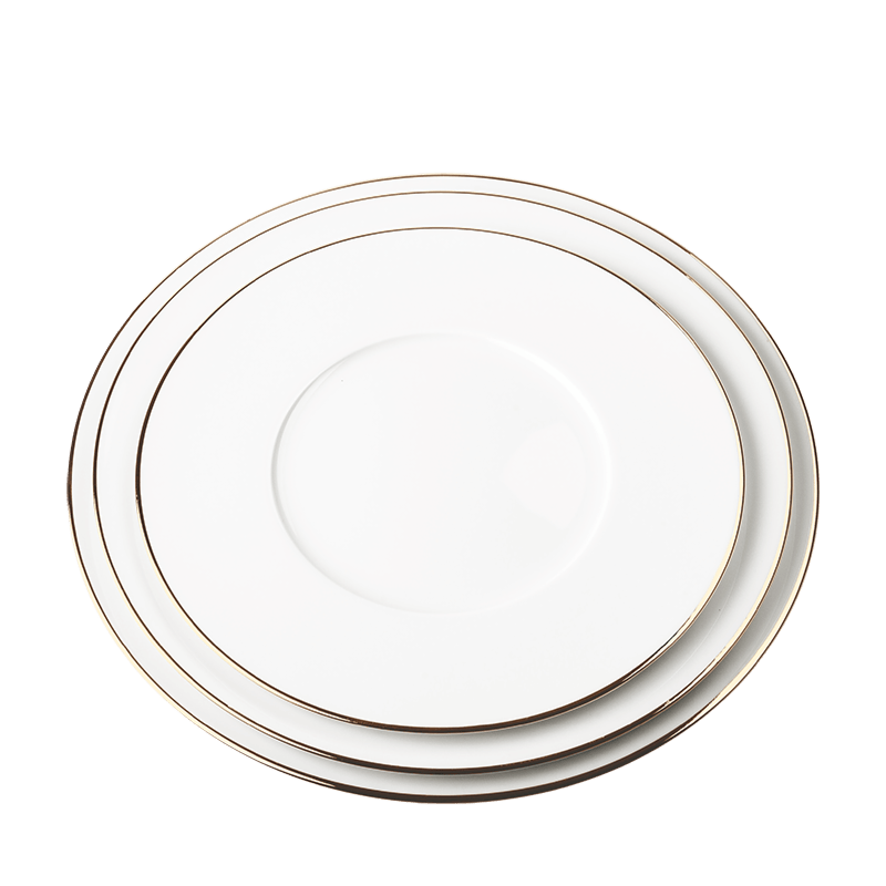 Assiette plate Plane Filet Or Ø 27 cm