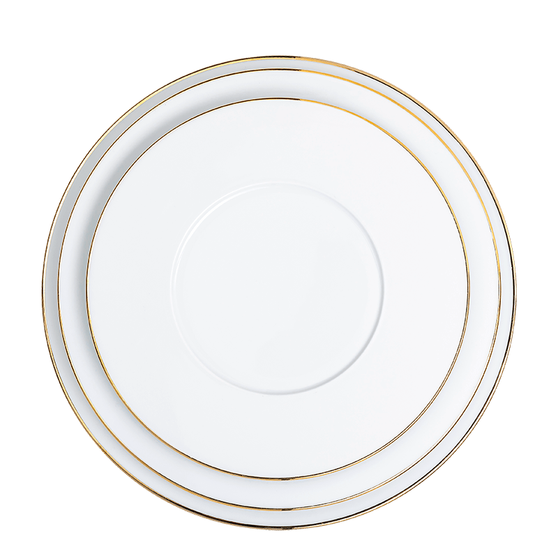 Assiette plate Plane Filet Or Ø 27 cm