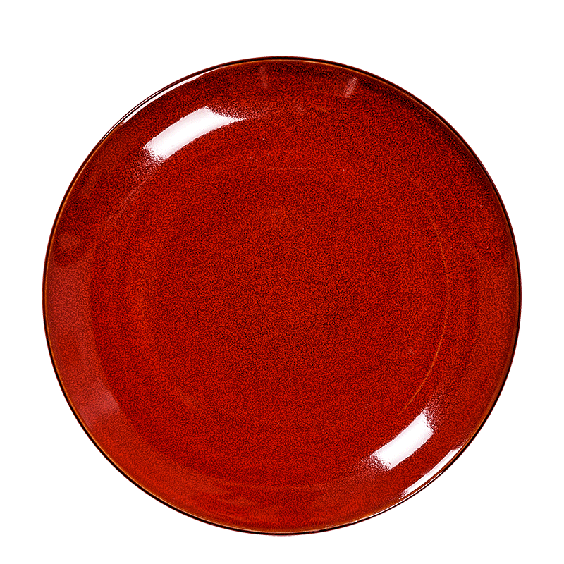 Assiette plate Corfou rouge Ø 26 cm