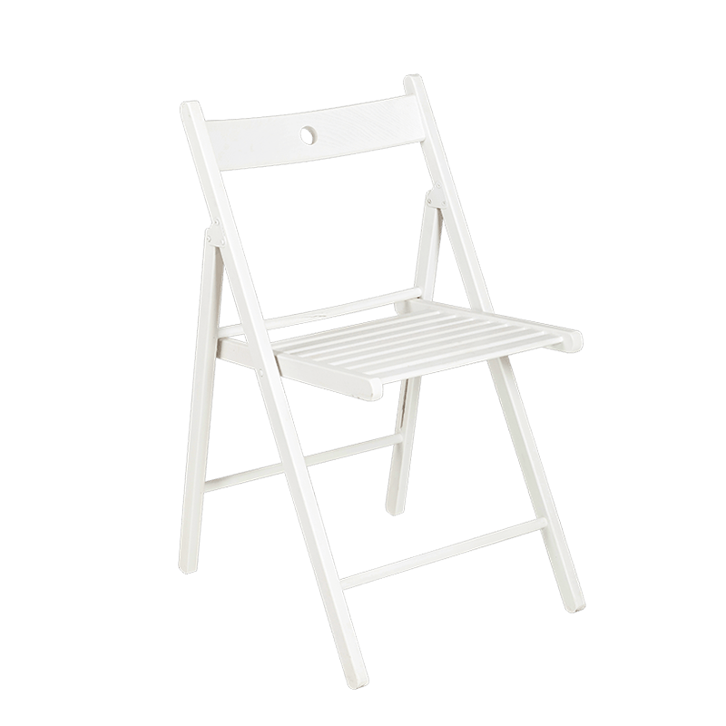 Chaise Minorca blanche pliante