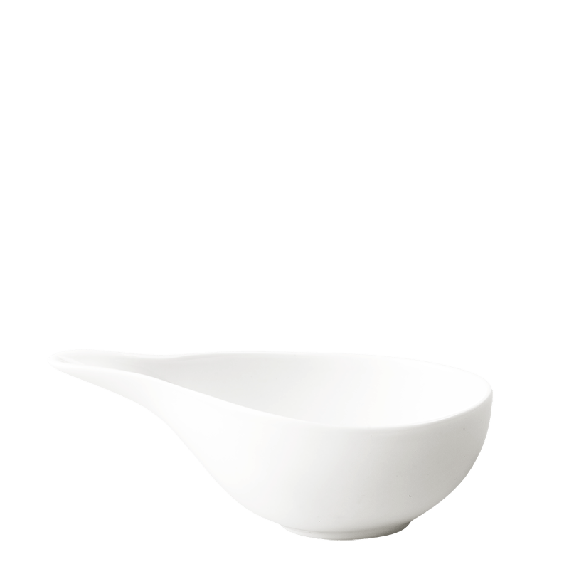 Sauskom porselein wit 19 x 9 cm H 6 cm