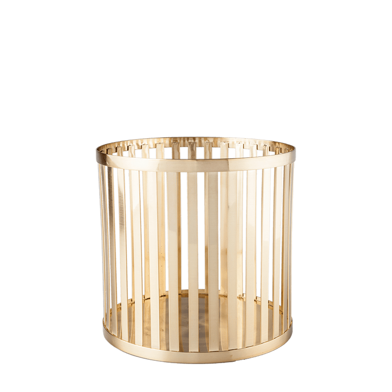 Verhoogstuk Cambridge verguld Ø 21 cm H 20 cm